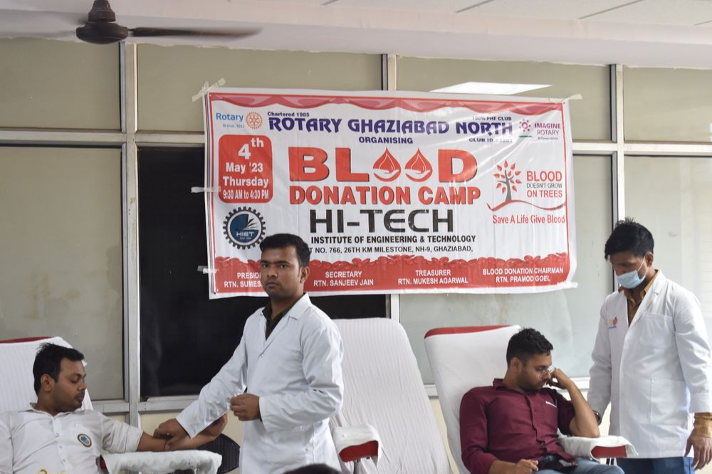 Blood Donation Camp by Rotary Club